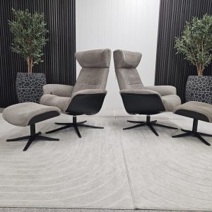 2 stk. IMG Taycan Medium lenestoler med krakk - Bilde 6