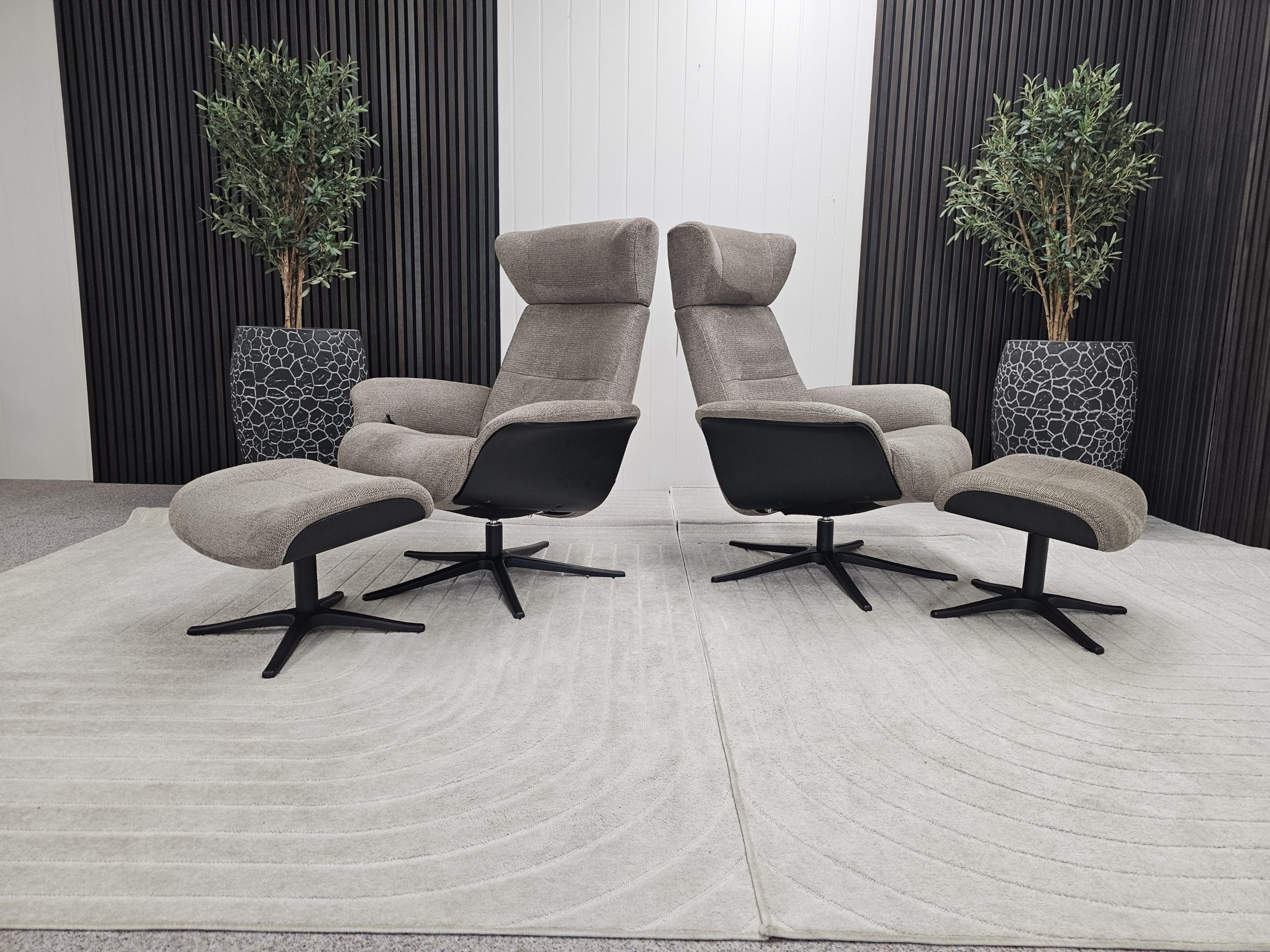 2 stk. IMG Taycan Medium lenestoler med krakk - Bilde 6
