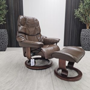 Stressless® Reno lenestol med krakk - Bilde 10