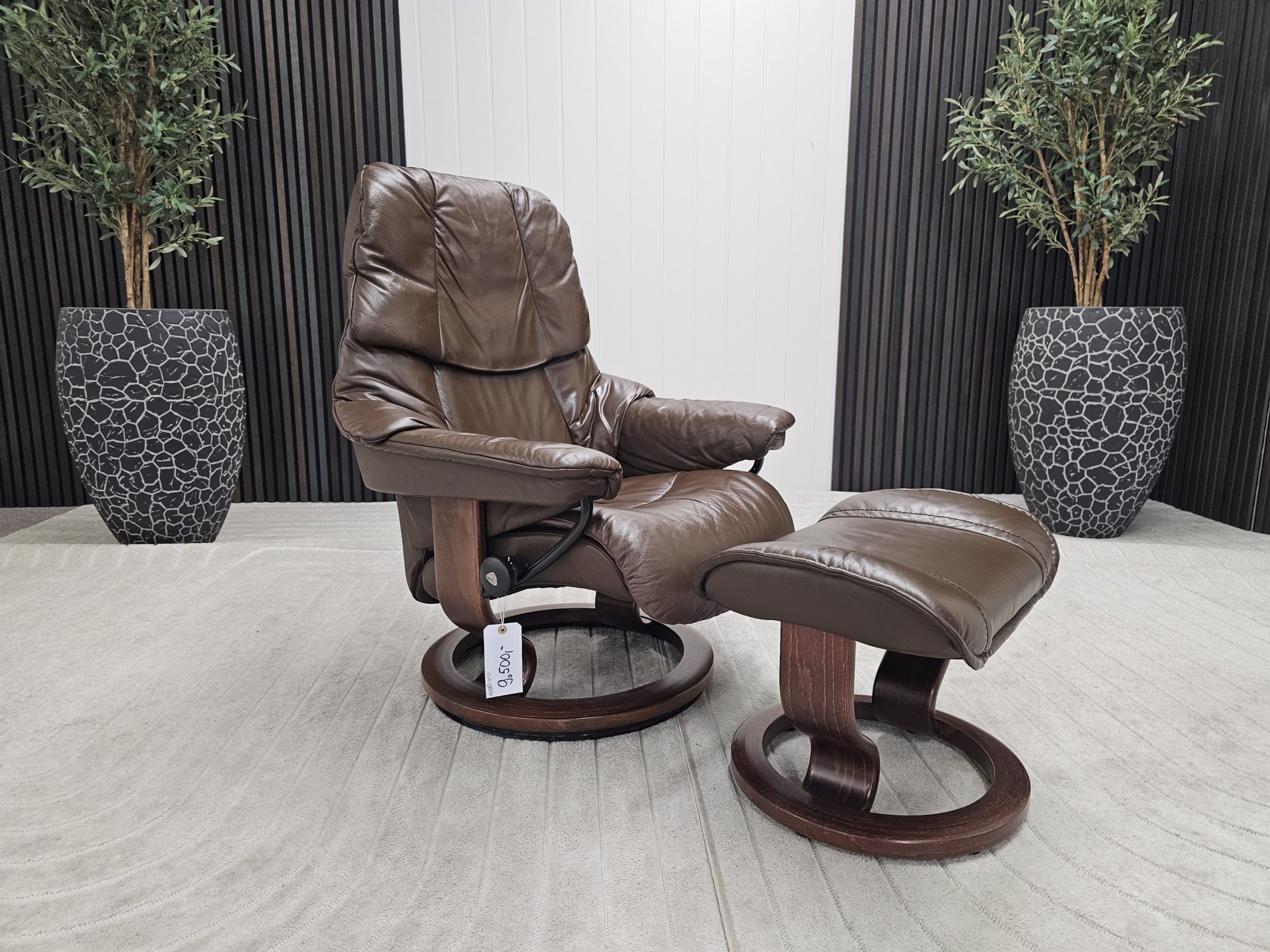 Stressless® Reno lenestol med krakk - Bilde 10