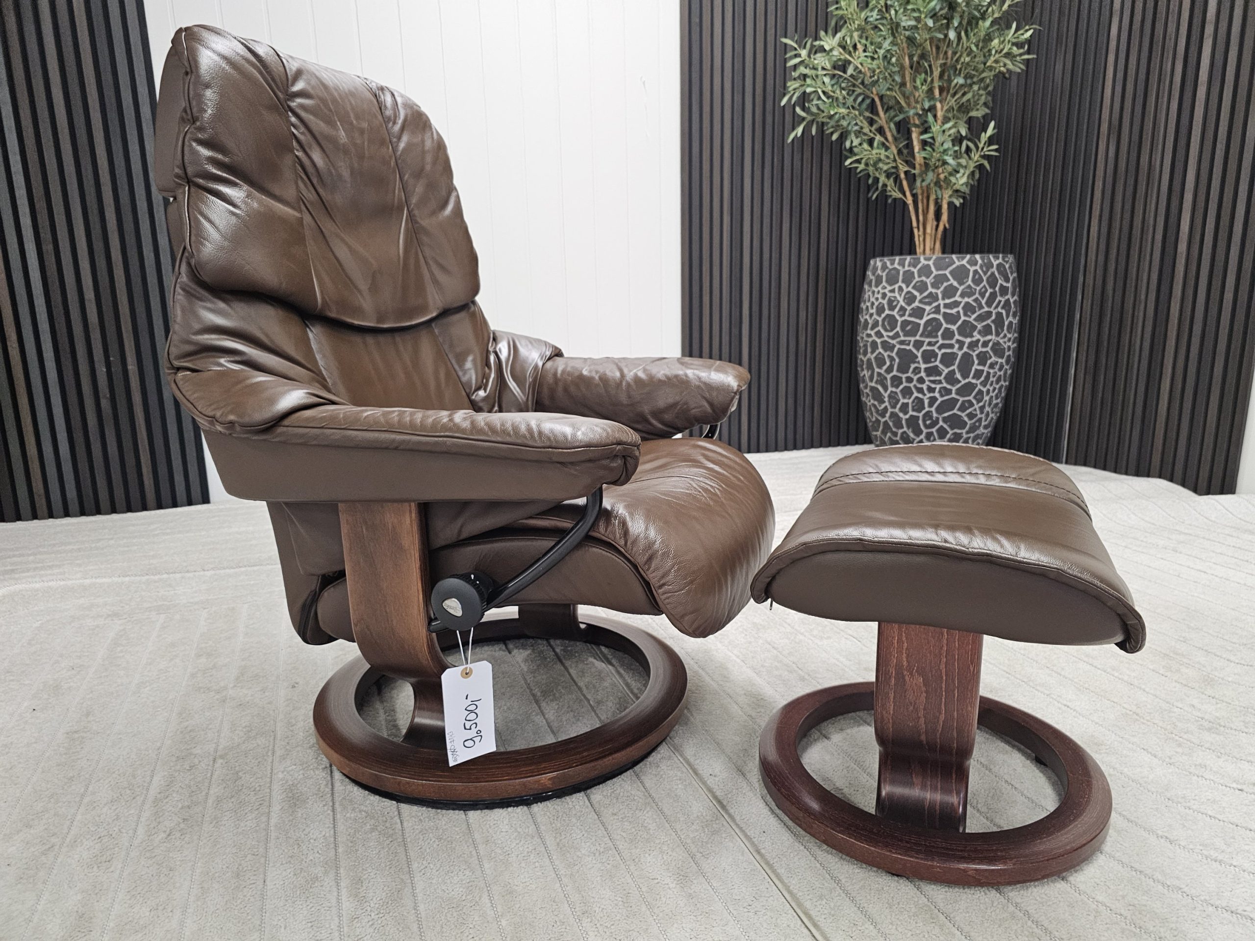 Stressless® Reno lenestol med krakk - Bilde 4