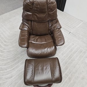 Stressless® Reno lenestol med krakk - Bilde 6