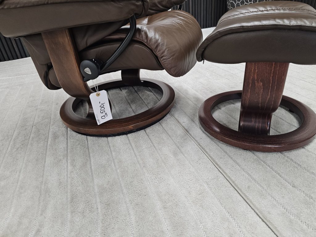 Stressless® Reno lenestol med krakk