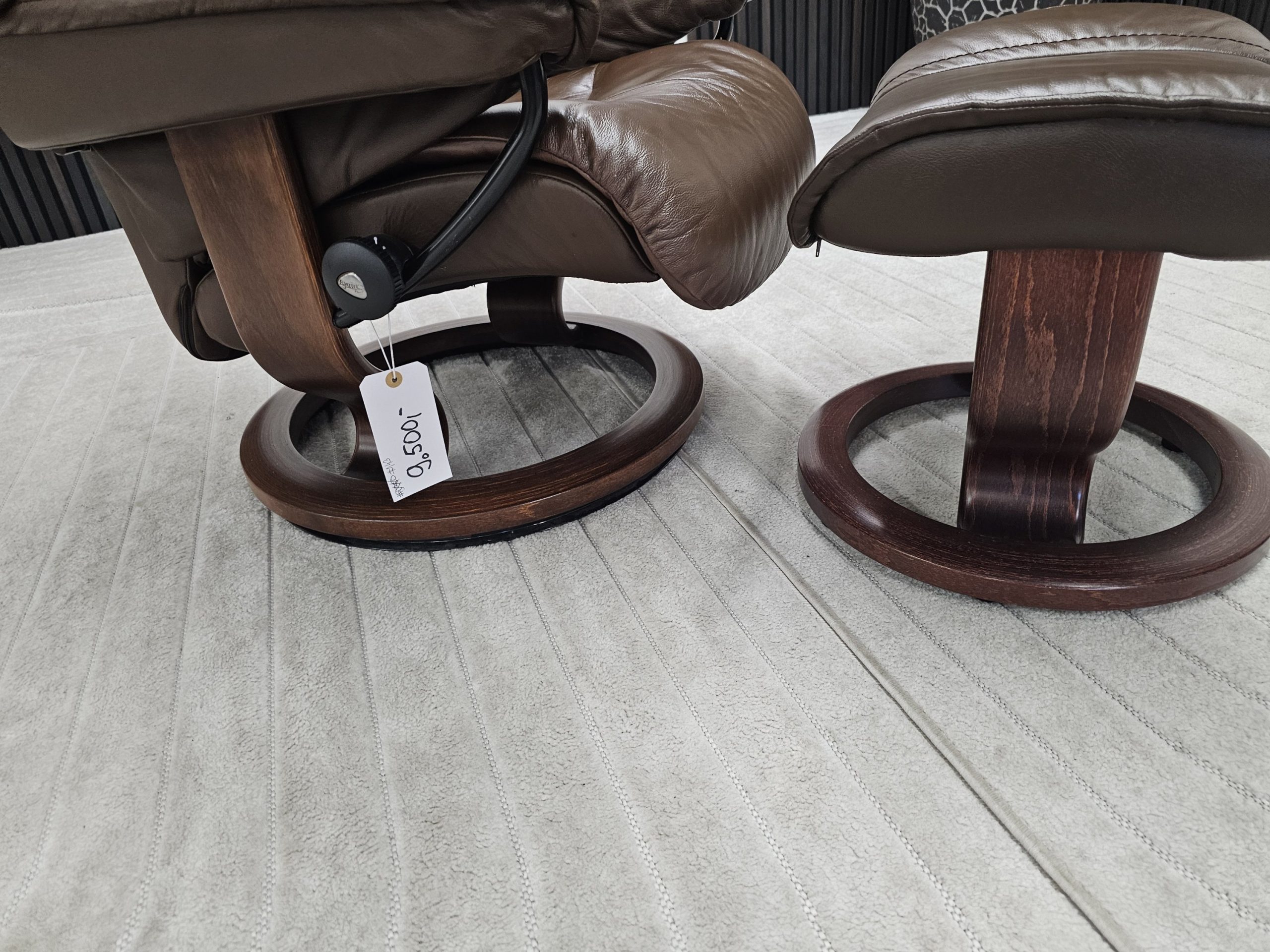 Stressless® Reno lenestol med krakk - Bilde 7