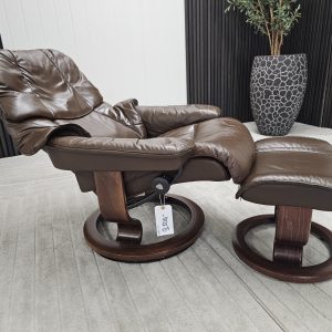 Stressless® Reno lenestol med krakk - Bilde 13