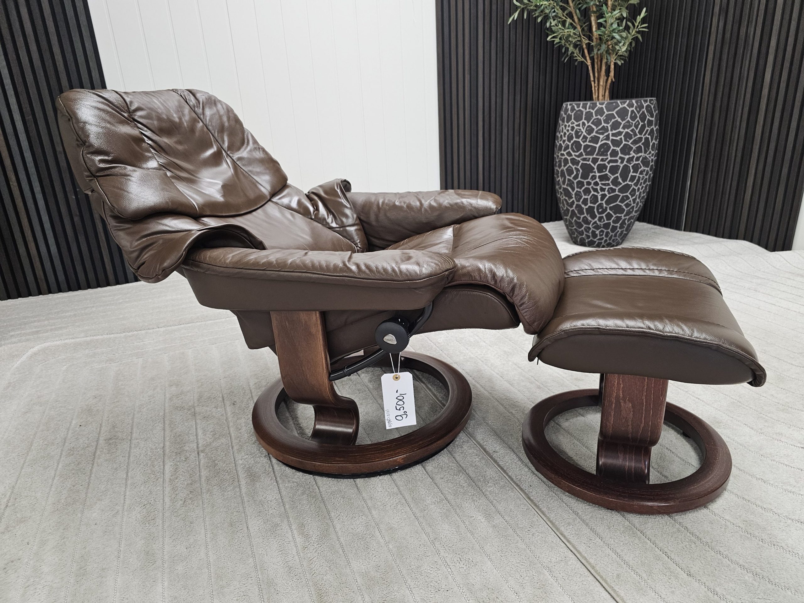 Stressless® Reno lenestol med krakk - Bilde 13