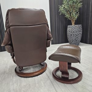 Stressless® Reno lenestol med krakk - Bilde 9