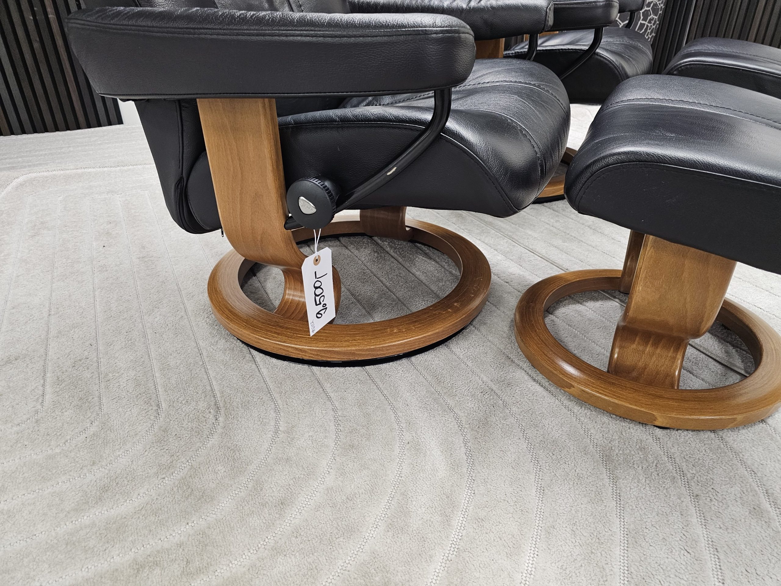 2 stk. Stressless® Wing lenestoler med krakk - Bilde 10