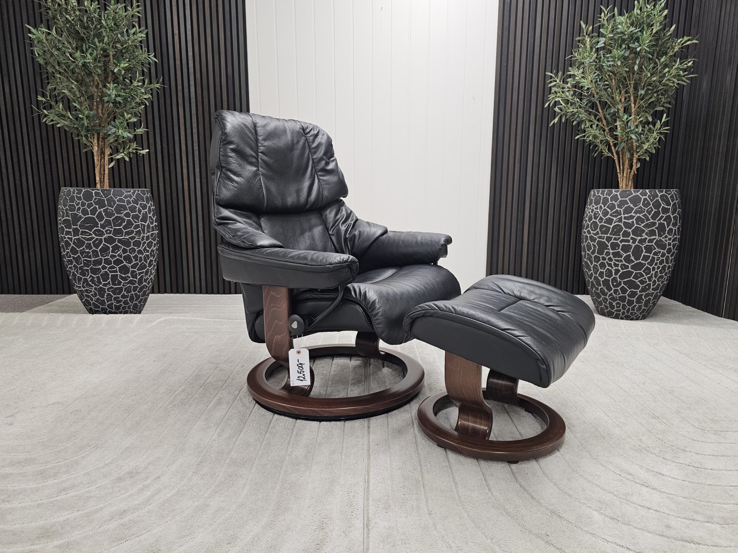 Stressless® Reno lenestol med krakk - Bilde 2