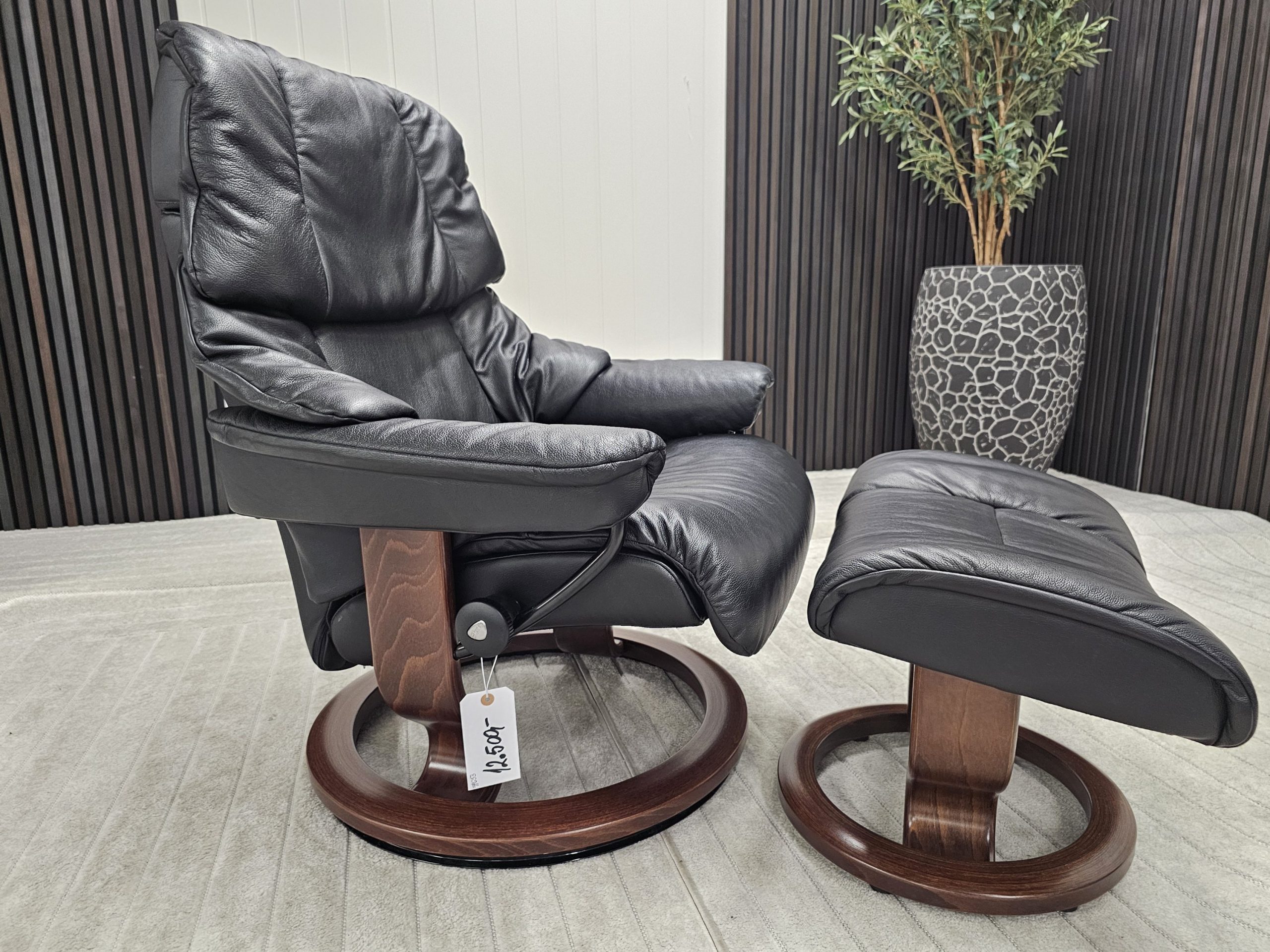 Stressless® Reno lenestol med krakk - Bilde 12