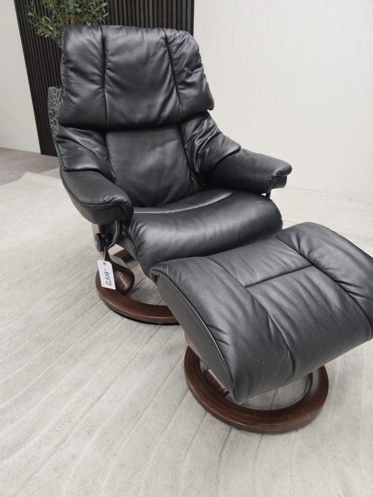 Stressless® Reno lenestol med krakk