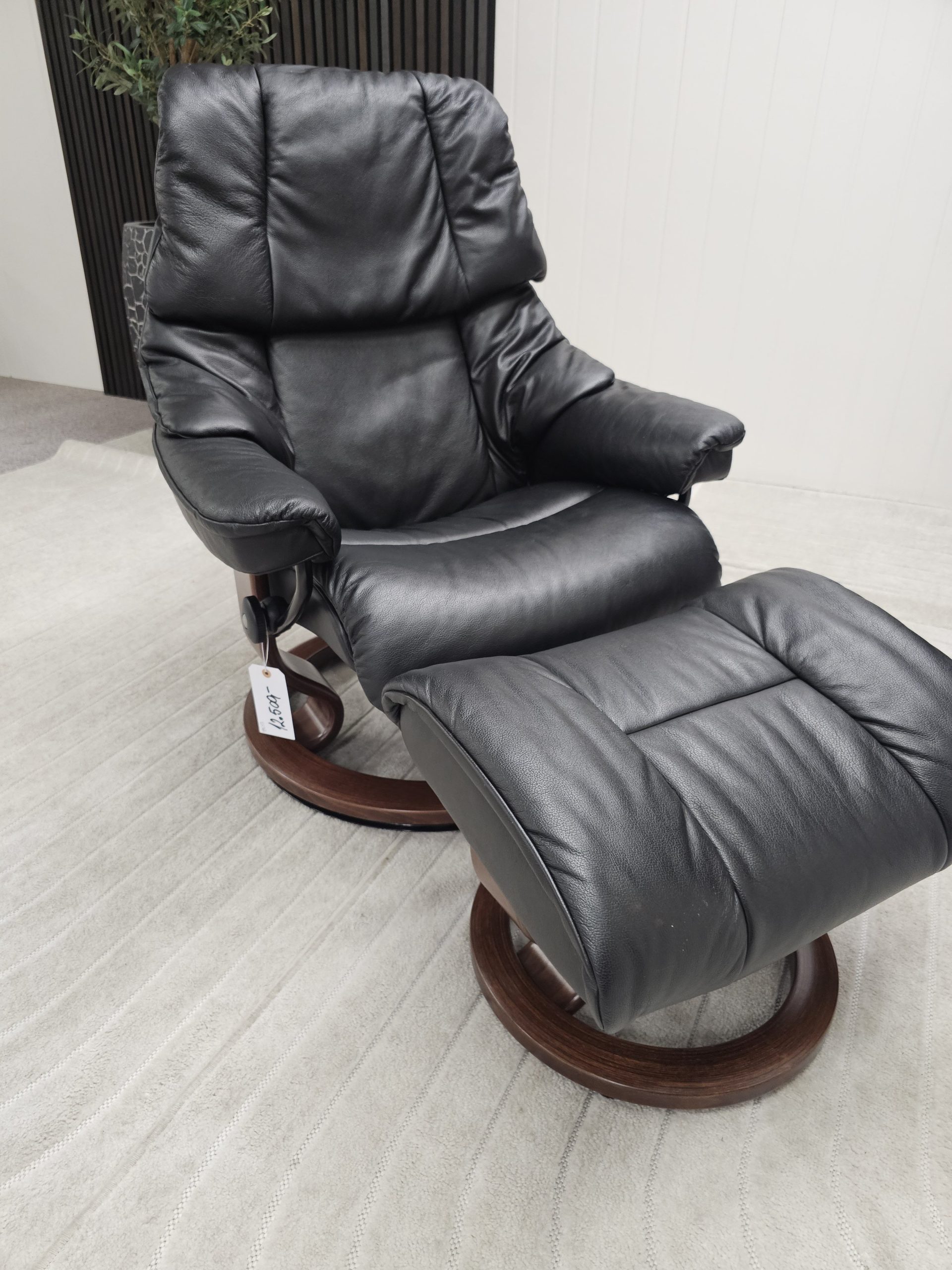 Stressless® Reno lenestol med krakk - Bilde 6