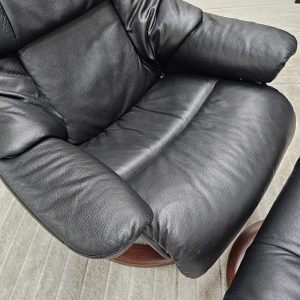 Stressless® Reno lenestol med krakk - Bilde 9