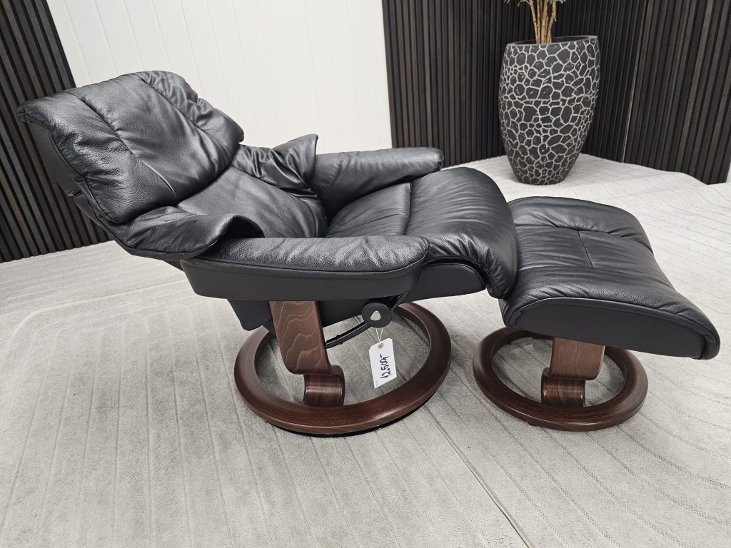 Stressless® Reno lenestol med krakk