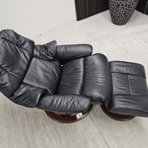 Stressless® Reno lenestol med krakk - Bilde 5