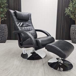 Brunstad Delta Swing lenestol med krakk - Bilde 1