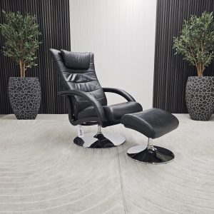 Brunstad Delta Swing lenestol med krakk - Bilde 4