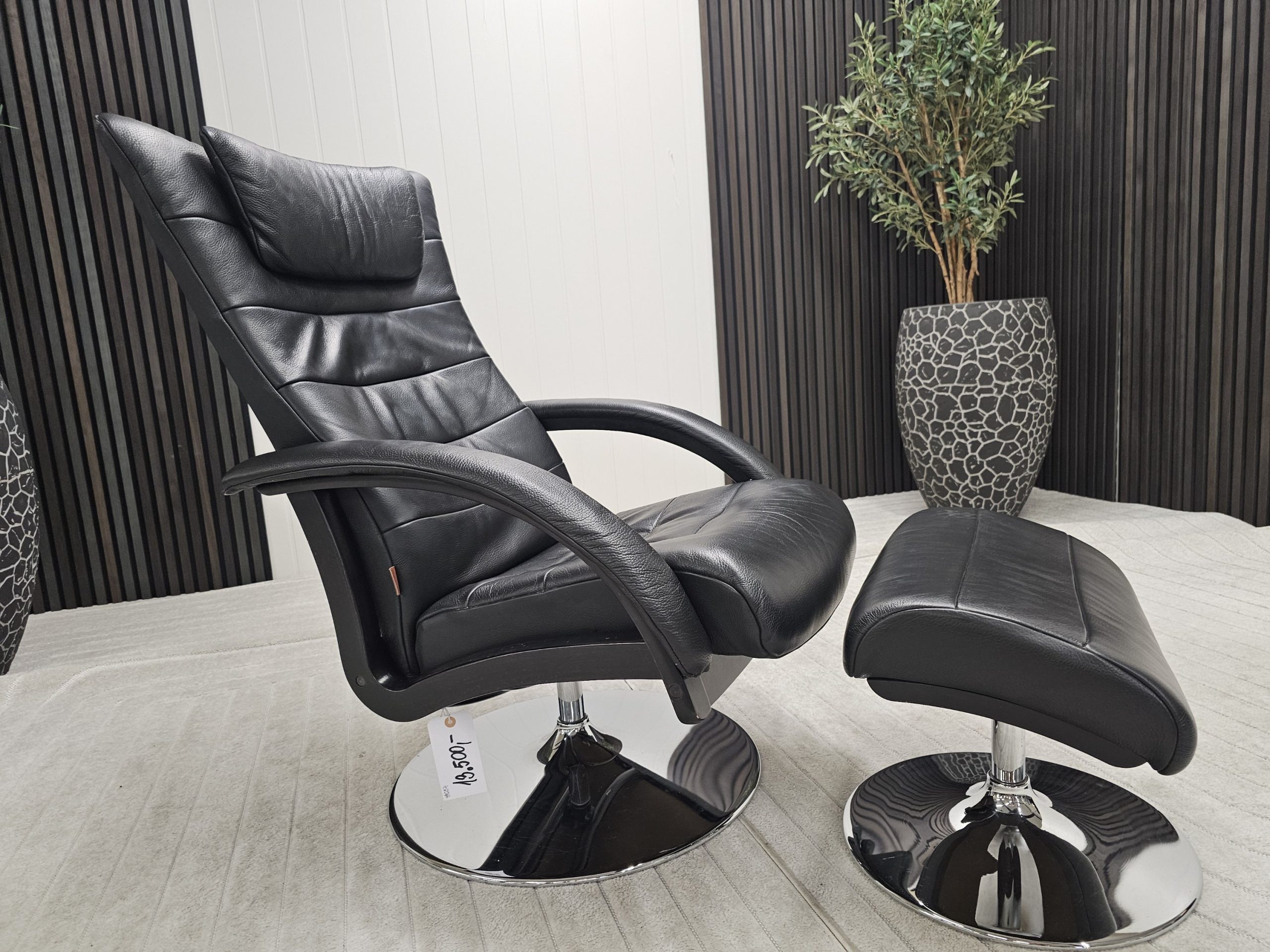 Brunstad Delta Swing lenestol med krakk - Bilde 3