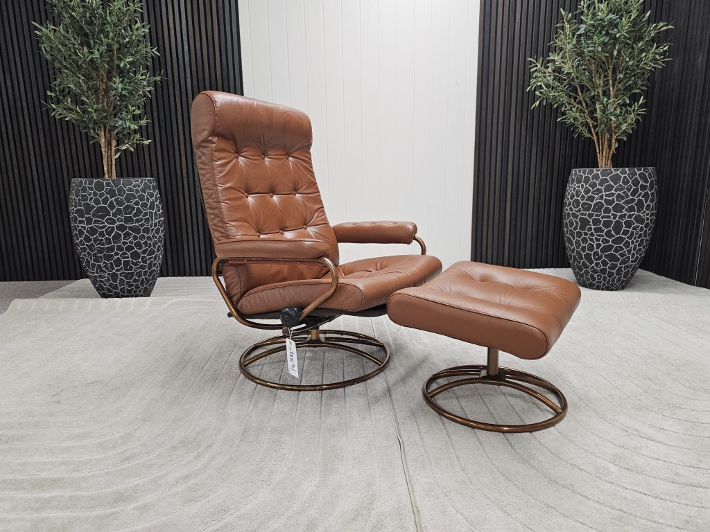 Stressless® Original 1974 lenestol med krakk