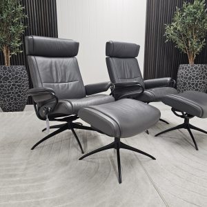 2 stk. Stressless® Paris lenestoler med krakk- SOLGT - Bilde 3
