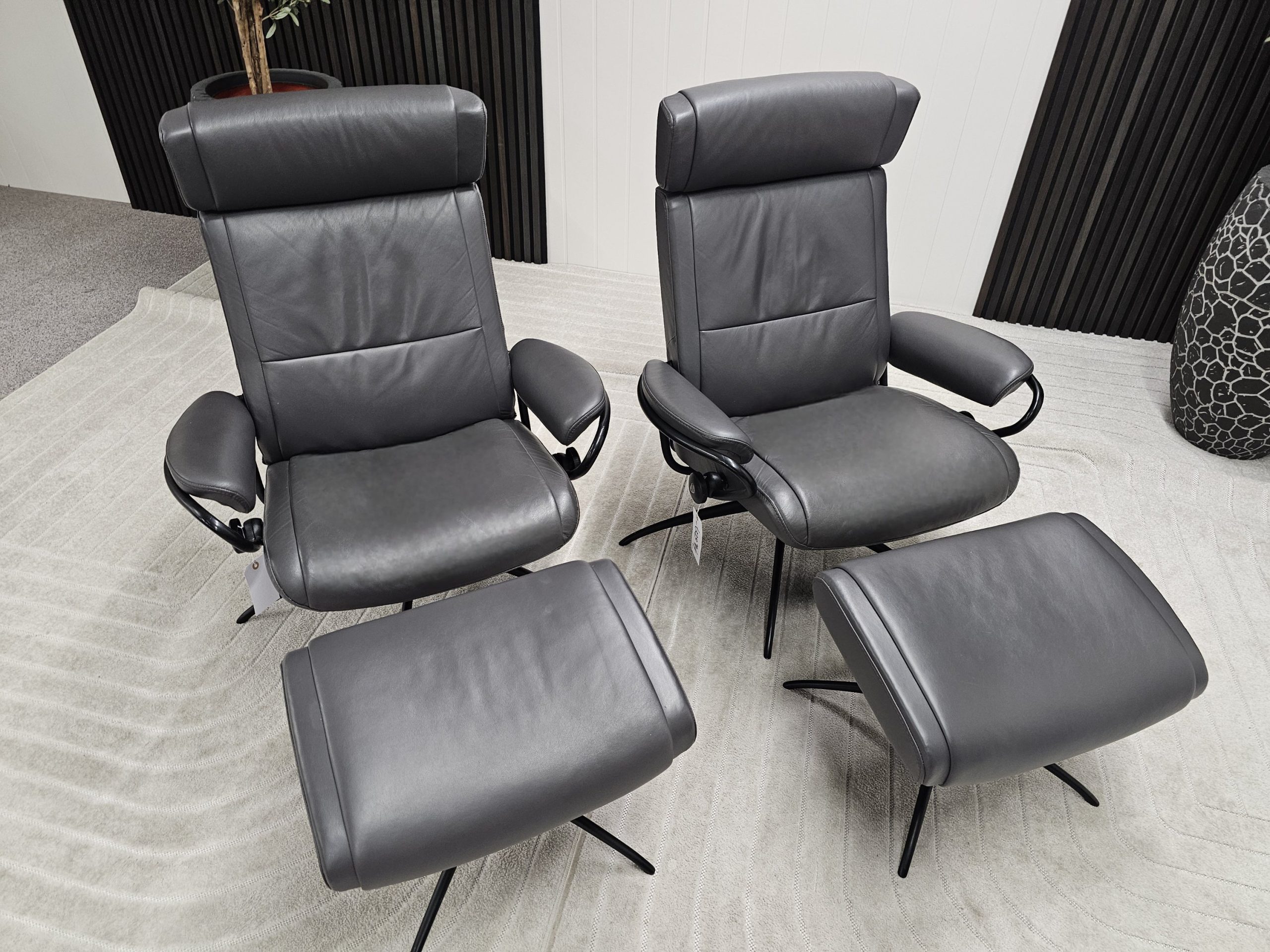2 stk. Stressless® Paris lenestoler med krakk- SOLGT - Bilde 7