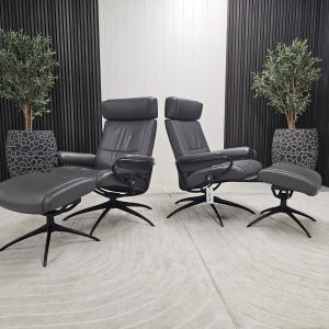 2 stk. Stressless® Paris lenestoler med krakk- SOLGT - Bilde 4