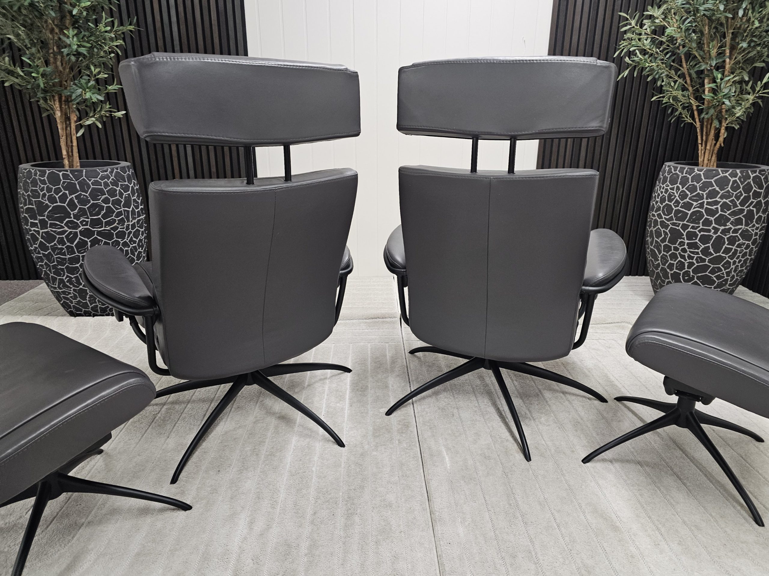 2 stk. Stressless® Paris lenestoler med krakk- SOLGT - Bilde 9