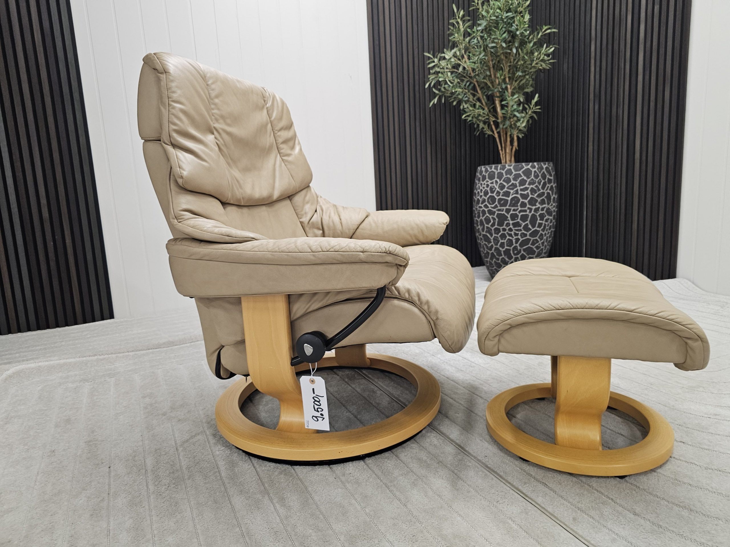 Stressless® Reno lenestol med krakk - Bilde 4