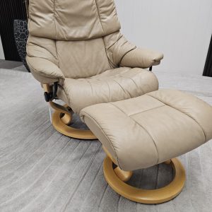 Stressless® Reno lenestol med krakk - Bilde 14