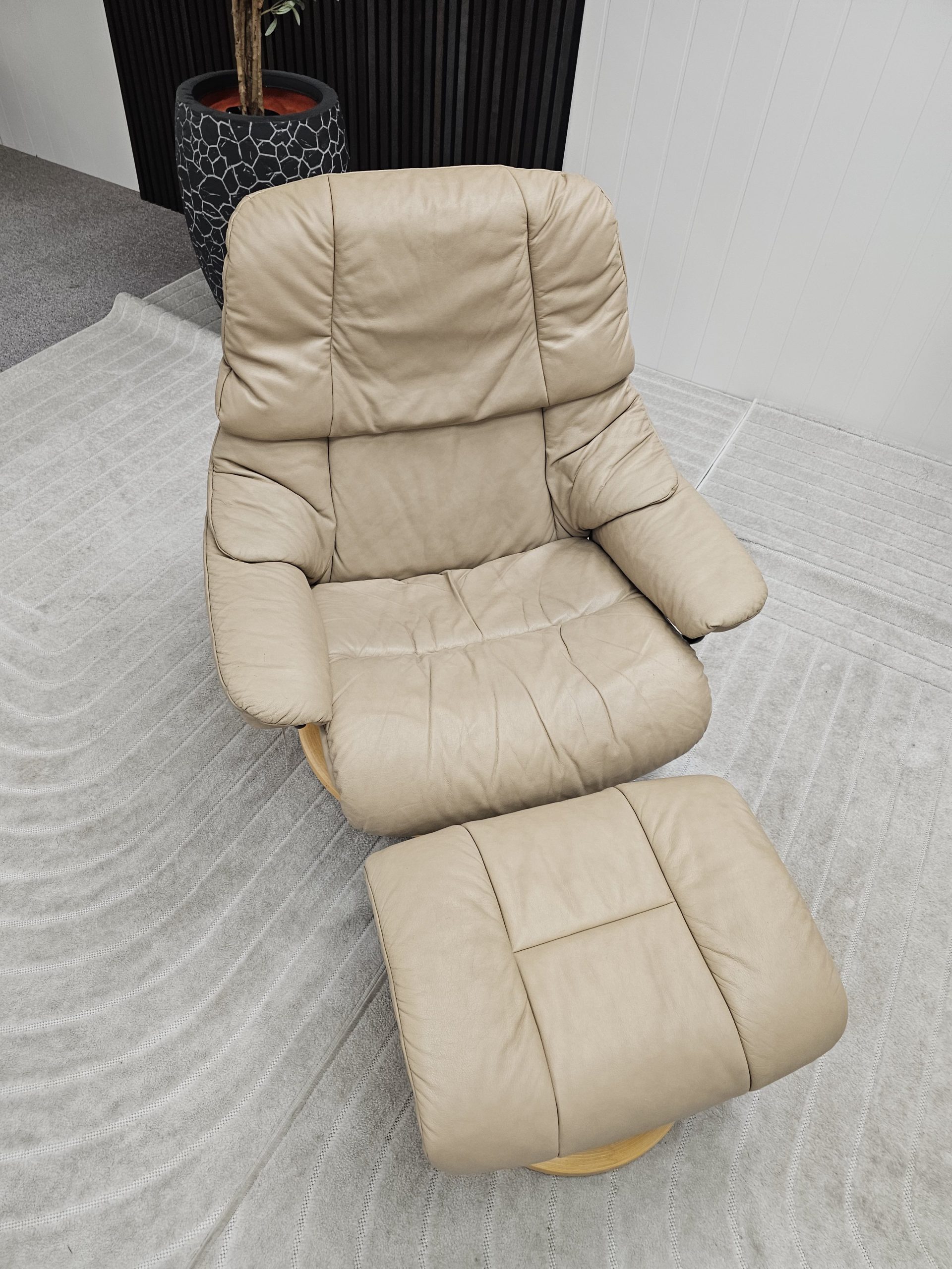 Stressless® Reno lenestol med krakk - Bilde 5