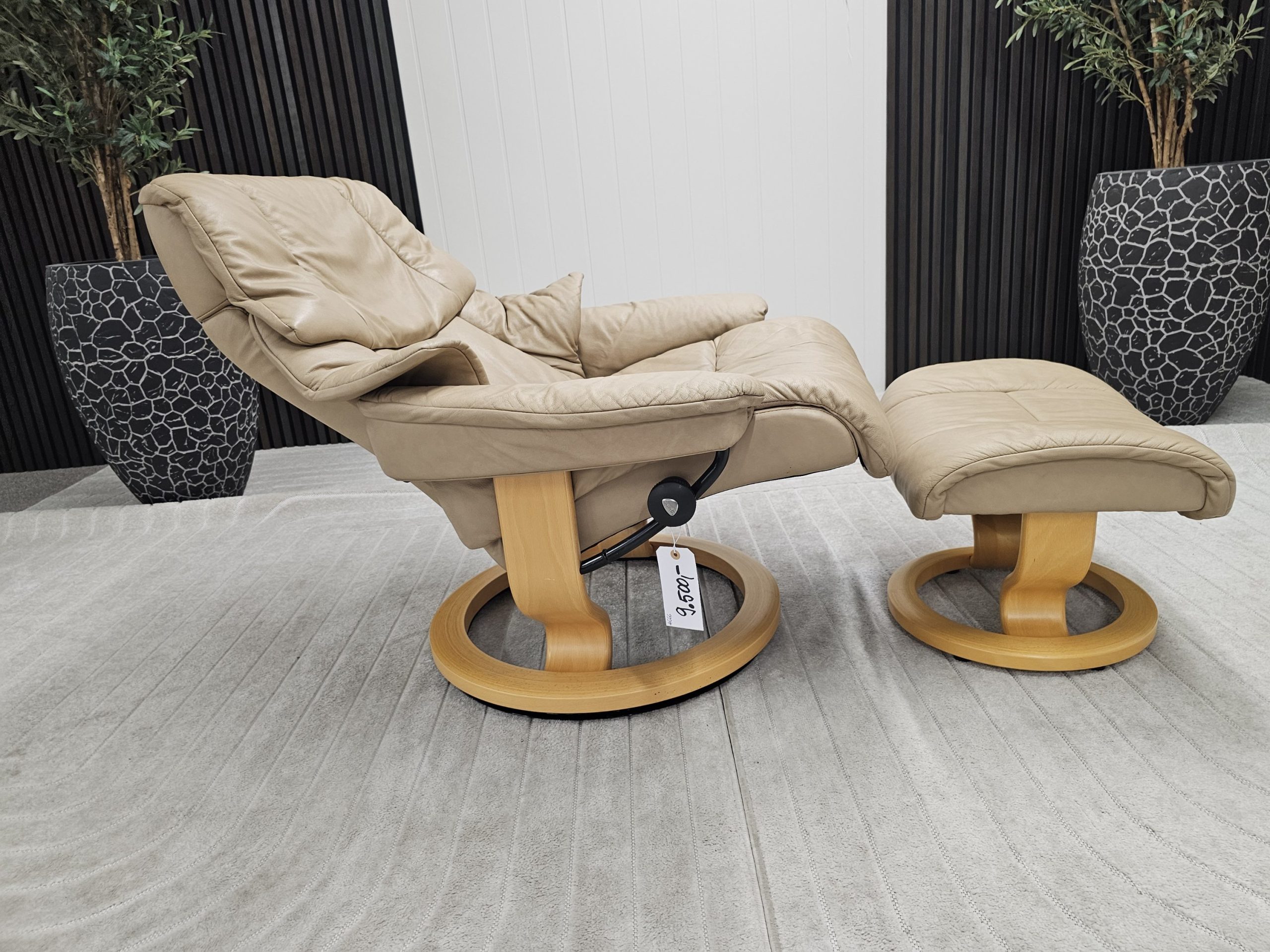 Stressless® Reno lenestol med krakk - Bilde 6