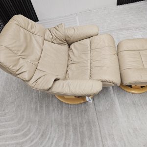 Stressless® Reno lenestol med krakk - Bilde 7