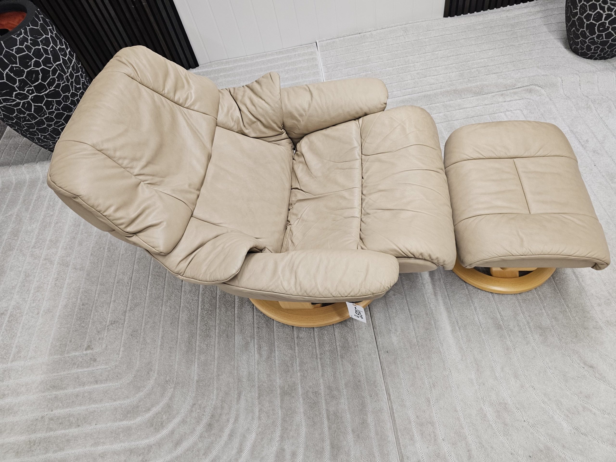Stressless® Reno lenestol med krakk - Bilde 7