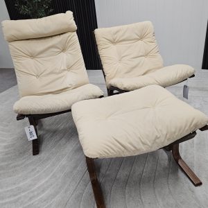 2 stk. Siesta lenestoler med krakk - Bilde 6