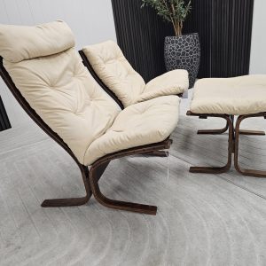 2 stk. Siesta lenestoler med krakk - Bilde 7