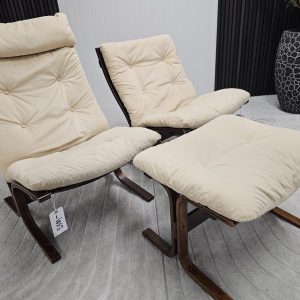 2 stk. Siesta lenestoler med krakk - Bilde 5