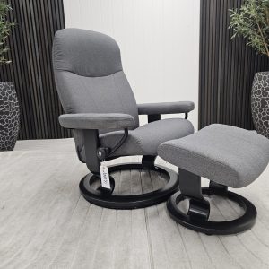Stressless® Consul lenestol med krakk - Bilde 2