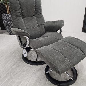 Stressless® Mayfair Signature lenestol med krakk - Bilde 10
