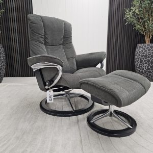 Stressless® Mayfair Signature lenestol med krakk - Bilde 11
