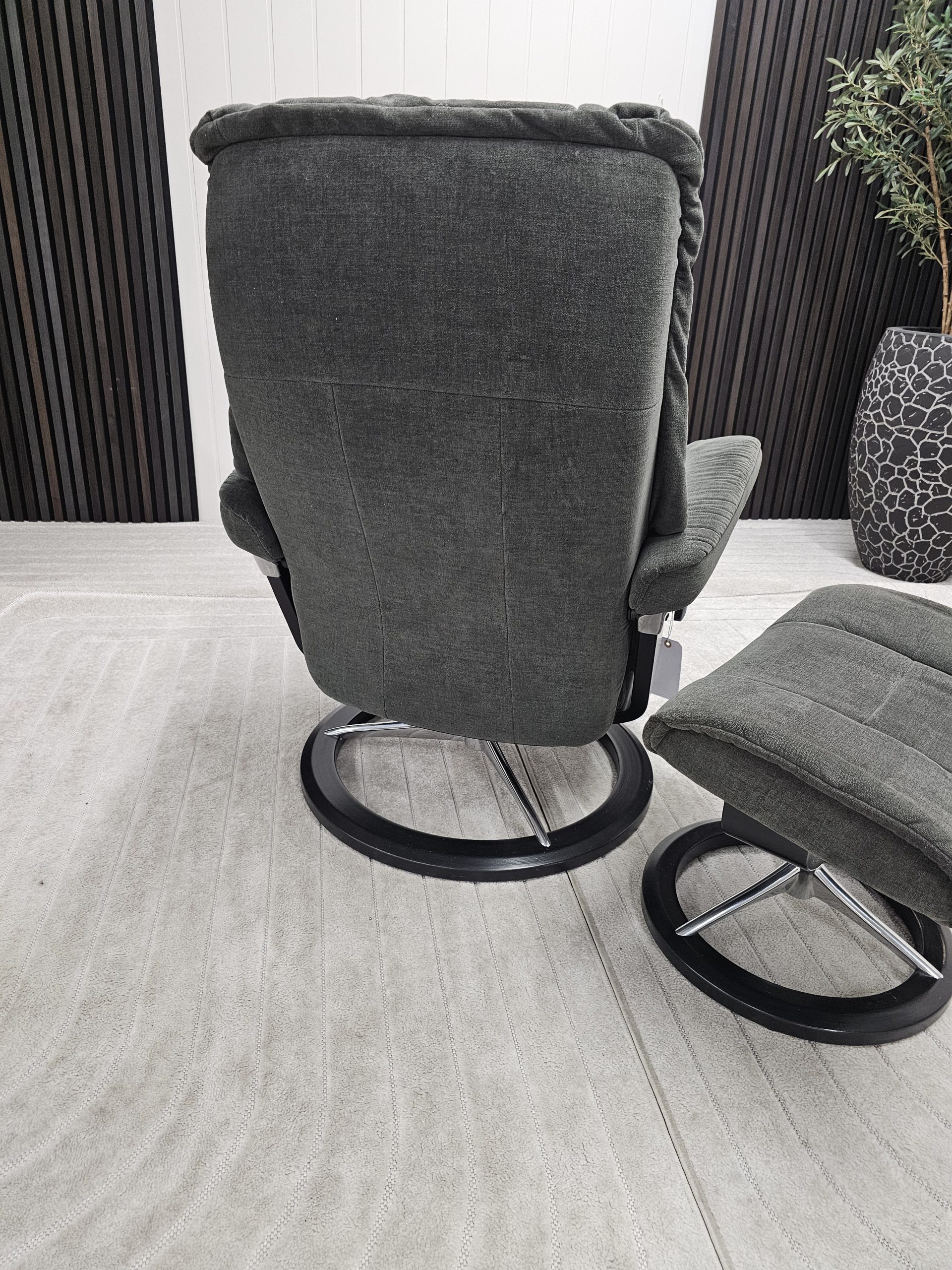 Stressless® Mayfair Signature lenestol med krakk - Bilde 13