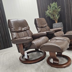2 stk. Stressless® Ruby lenestoler med krakk - Bilde 6