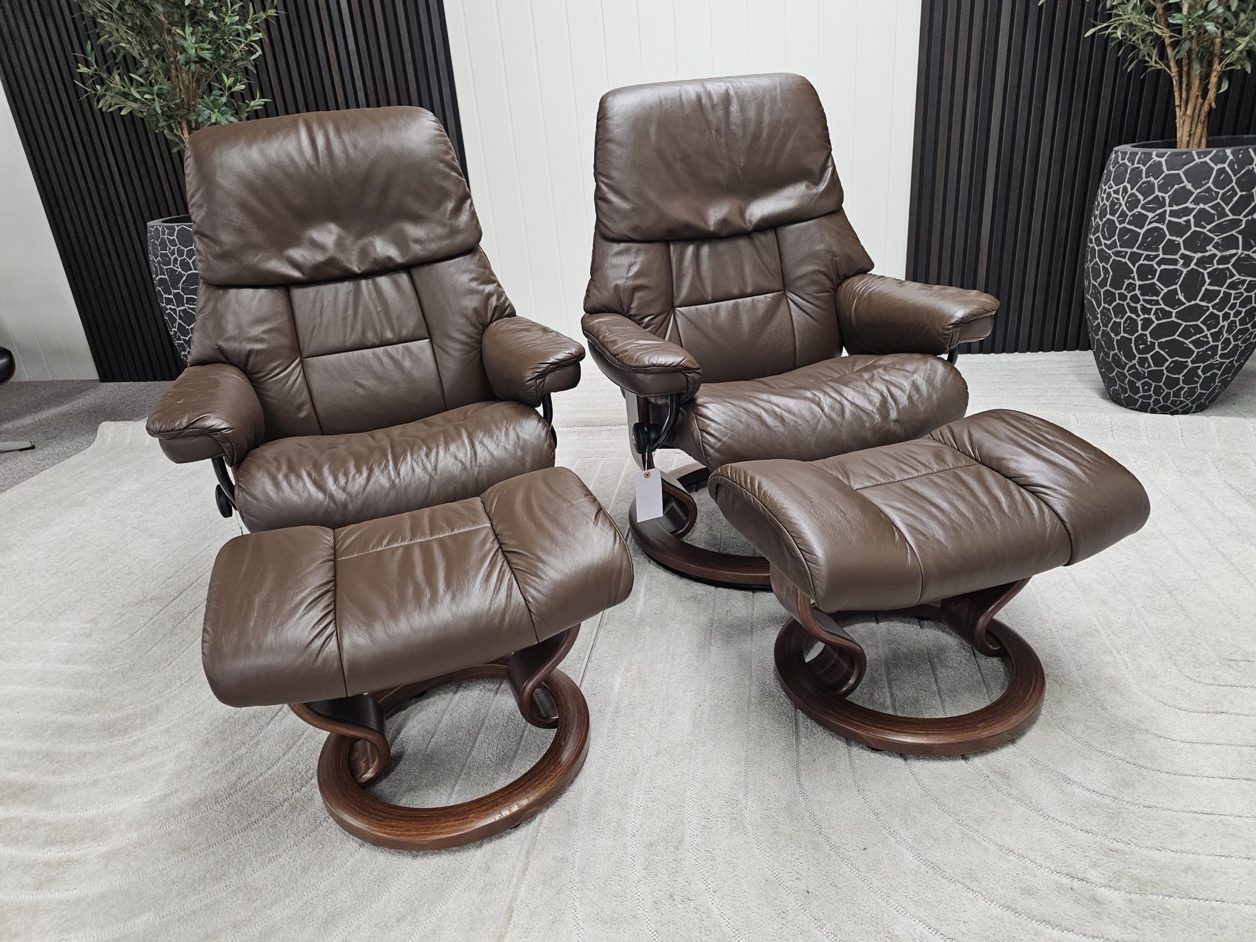 2 stk. Stressless® Ruby lenestoler med krakk - Bilde 8
