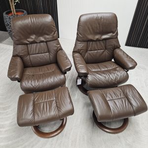 2 stk. Stressless® Ruby lenestoler med krakk - Bilde 7