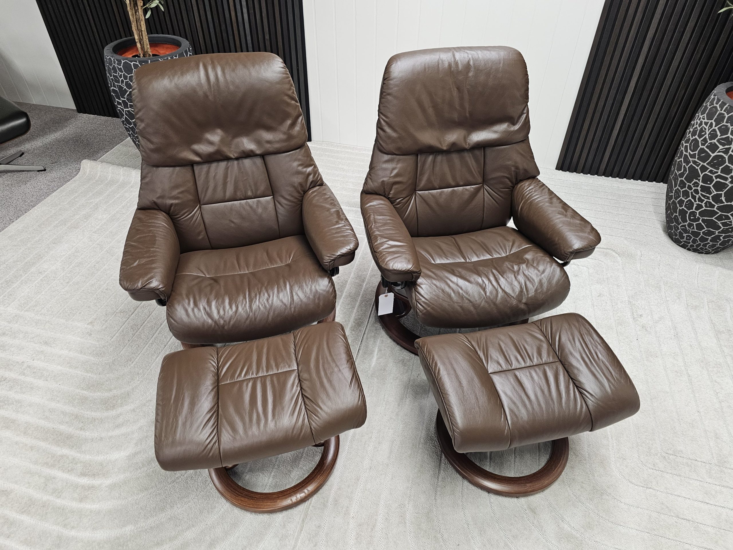 2 stk. Stressless® Ruby lenestoler med krakk - Bilde 7