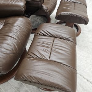 2 stk. Stressless® Ruby lenestoler med krakk - Bilde 13