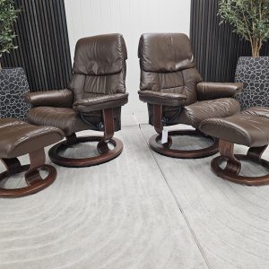 2 stk. Stressless® Ruby lenestoler med krakk - Bilde 5