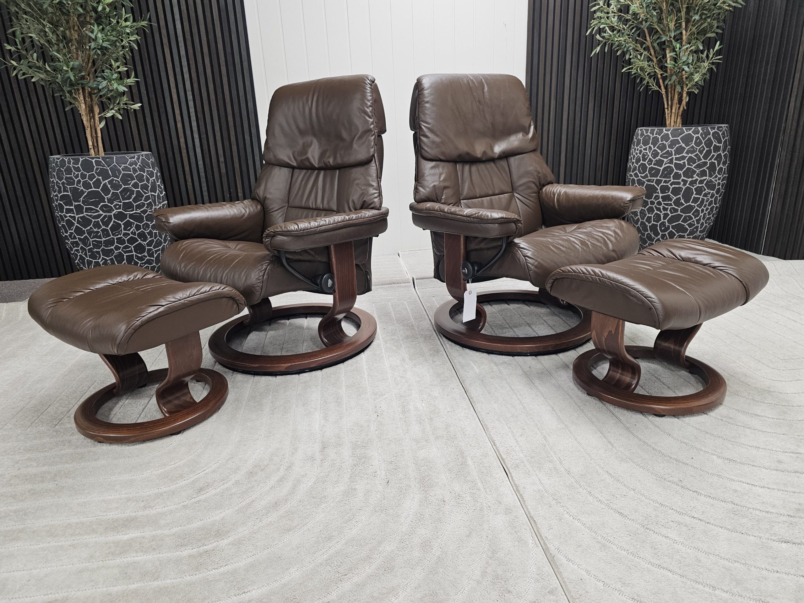 2 stk. Stressless® Ruby lenestoler med krakk - Bilde 5