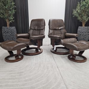 2 stk. Stressless® Ruby lenestoler med krakk - Bilde 4