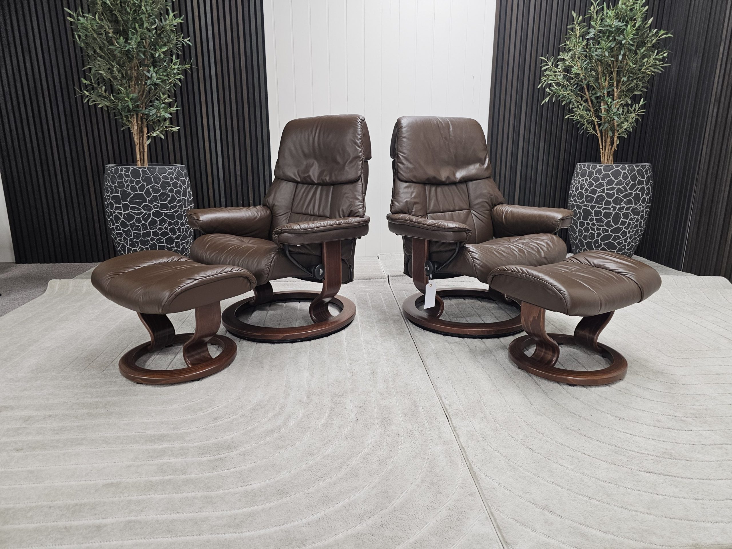 2 stk. Stressless® Ruby lenestoler med krakk - Bilde 4