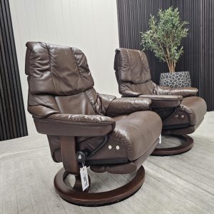 2 stk. Stressless® Reno Power lenestoler - Bilde 6
